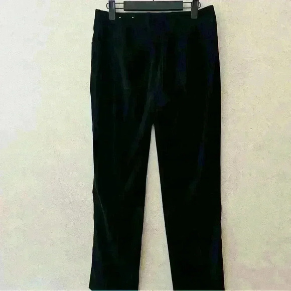 J. McLAUGHLIN 2 WOMENS BLACK STRETCH CAREER TEACHER CASUAL POCKETS BUTTON PANTS - Picture 5 of 9